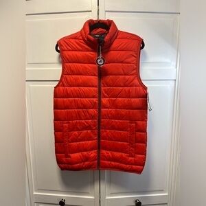 NWT Swiss Tech Men’s Performance Gear Puffer Vest Size Small Color Orange